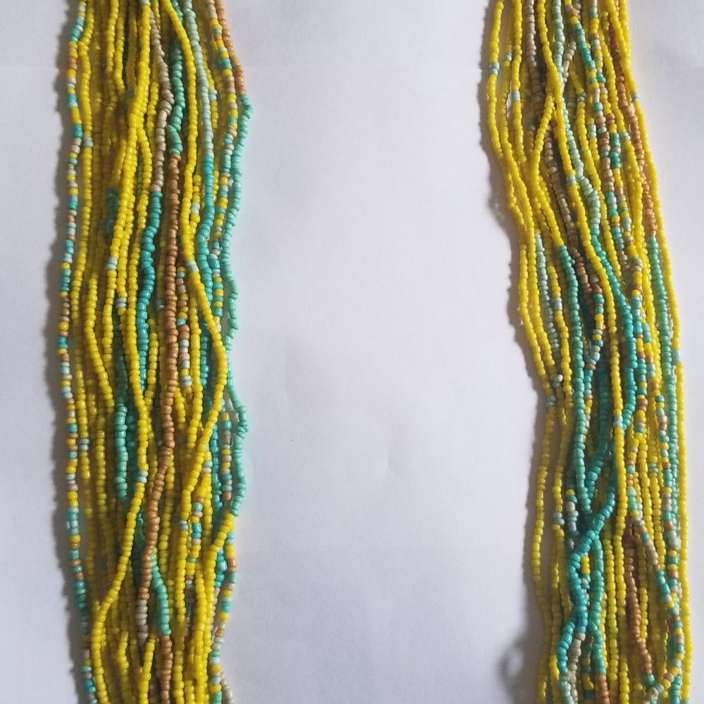 Multi Strand Handmade Bead Necklace